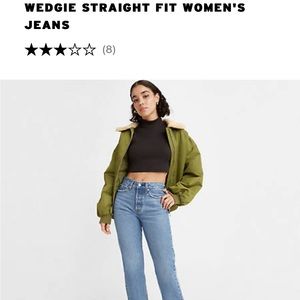LEVIS WEDGIE STRAIGHT FIT JEANS